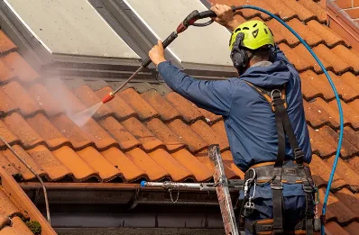 Démoussage et hydrofuge de toiture à Partinello